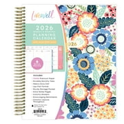 Blue Sky Livewell 2026 Weekly and Monthly Planner Calendar, January 2026 - December 2026, 7" x 9", Flexible Laminated Cover, Heavy Duty Binding, Colorful Paper, Storage Pocket, Stickers, Charmie