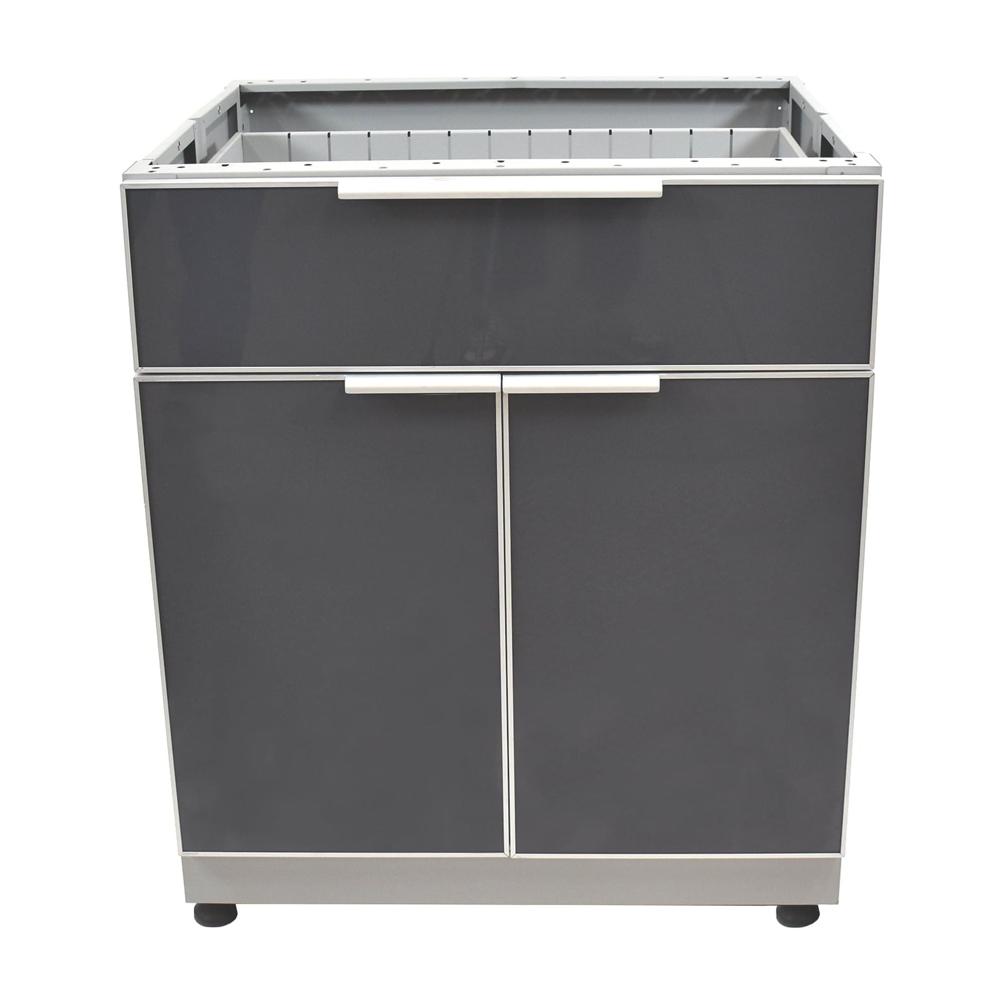2 Door, 1 Drawer Outdoor Kitchen Cabinet