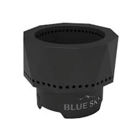 Blue Sky Outdoor Living Ridge Portable Steel Smokeless Fire Pit with Carrying Bag, Firewood and/or Wood Pellet Burning