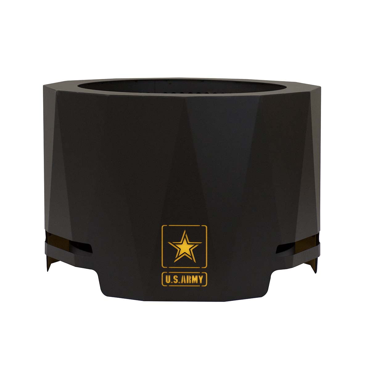Blue Sky Outdoor Living U.S. Army Peak Smokeless Patio Fire Pit, Black