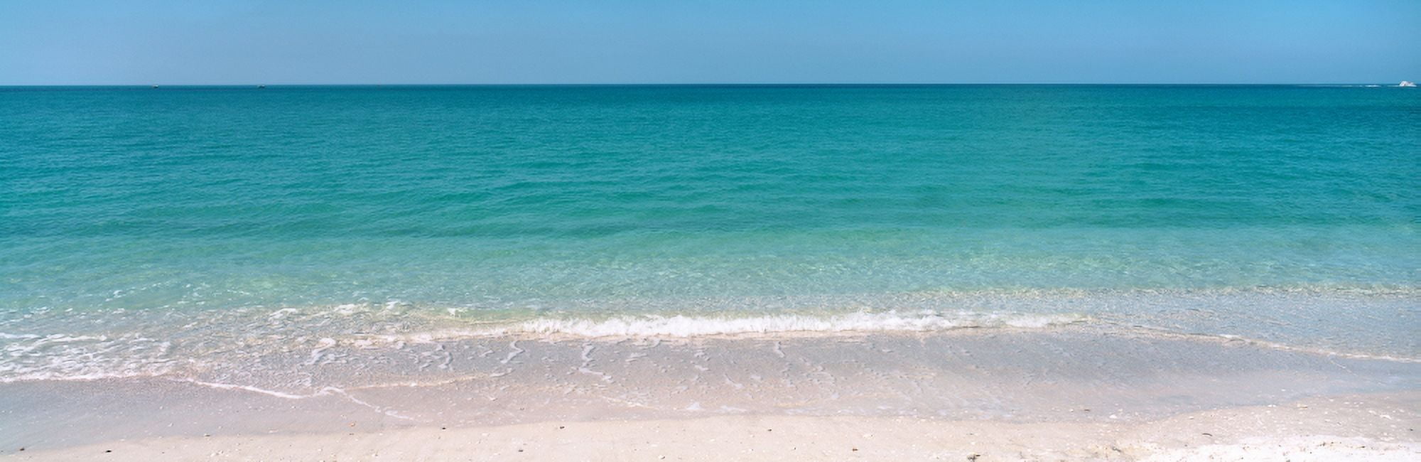 Blue Sky Over The Sea Gulf Of Mexico Florida USA Canvas Art - Panoramic Images (27 x 9)