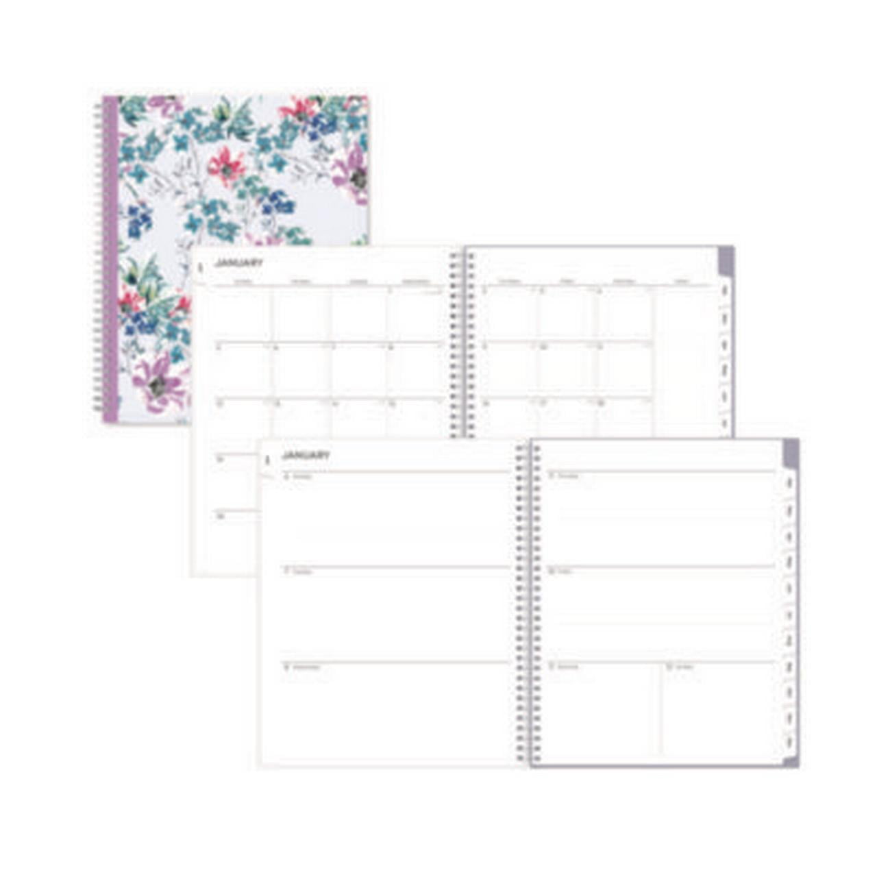 Monthly Planning Calendar 2025 Blue Sky Paula