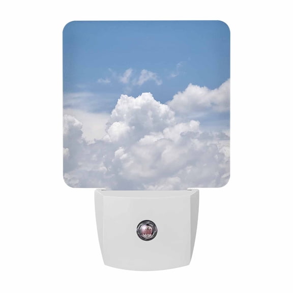 Blue Sky Plug-in LED Night Lights Cloud Sunny Day Auto Dusk-to-Dawn Sensor for Bedroom, Bathroom, Kitchen, Nursery, Hallway, Stairs, Wall Home Decor