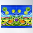 thumbnail image 1 of Blue Sky Poster Wall Art, Modern Wall Decor, 12x18 UNFRAMED, 1 of 3