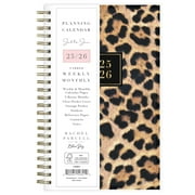 Blue Sky Rachel Parcell 2025-2026 Weekly and Monthly Academic Year Planner Calendar, July 2025 - June 2026, 5" x 8", Flexible Cover, Wirebound, Laminated Tabs, Storage Pocket, Includes Stickers, Ana