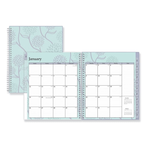 Blue Sky Rue Du Flore Wirebound Planner ,PLANNER,MNTHLY,RUE,8X10