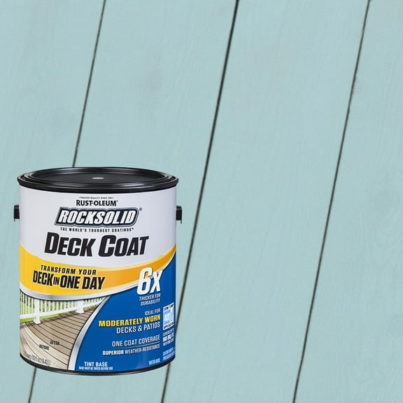 Blue Sky, Rust-Oleum RockSolid 6X Exterior Wood Deck Coat-319617T, Gallon