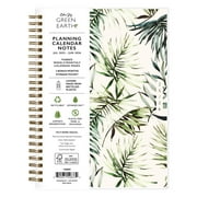 Blue Sky Sustainability 2025-2026 Weekly and Monthly Academic Year Planner Calendar, July 2025 - June 2026, 5.875" x 8.625", Flexible Cover From Recycled Plastic, Wirebound, Storage Pocket, Shawna