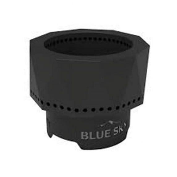 Blue Sky The Ridge Portable High Efficiency Pellet Fire Pit, Black