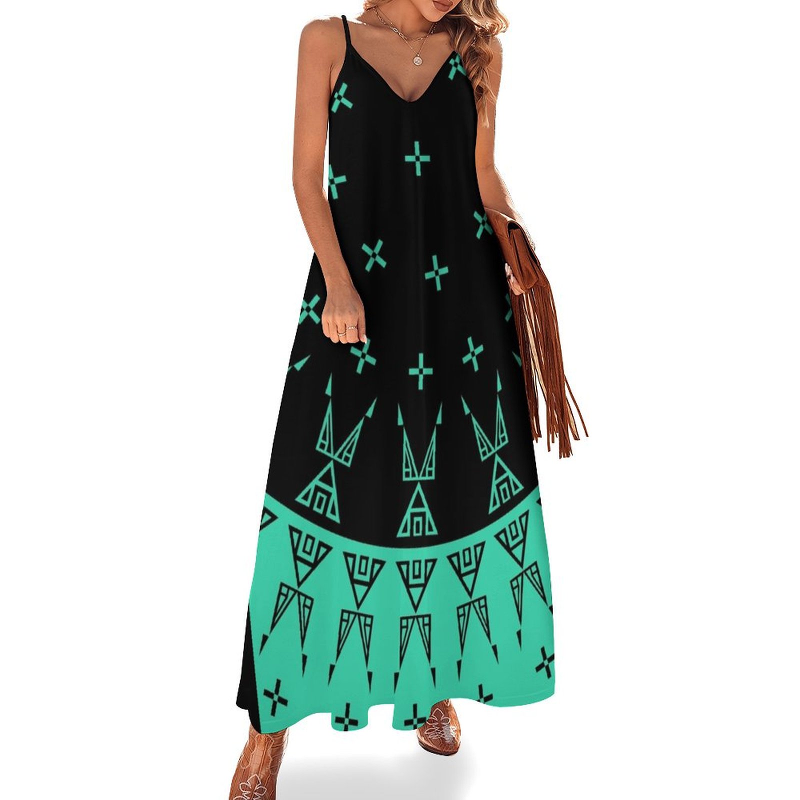 Blue Sky Wellington Harbour Sleeveless Dress Clothing ladies dresses