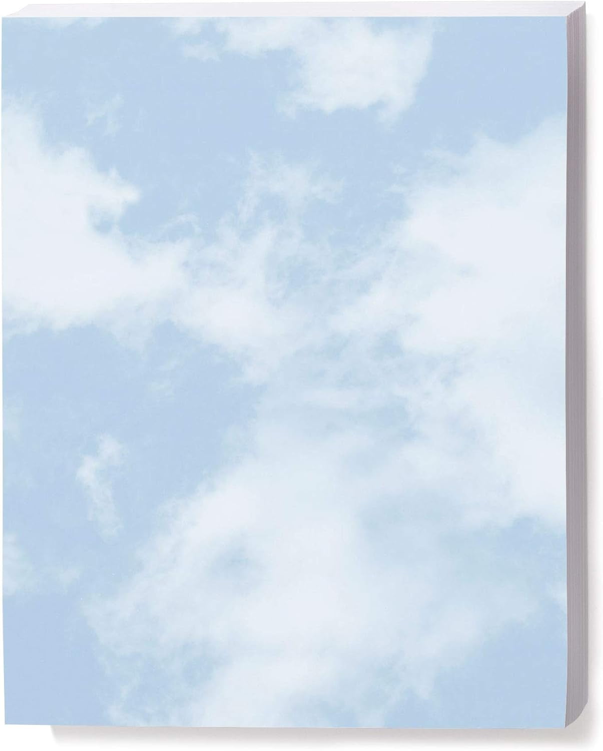 Blue Sky World Soft Fluffy Clouds Invite Special Event Theme Paper Stationery, Border Paper ...