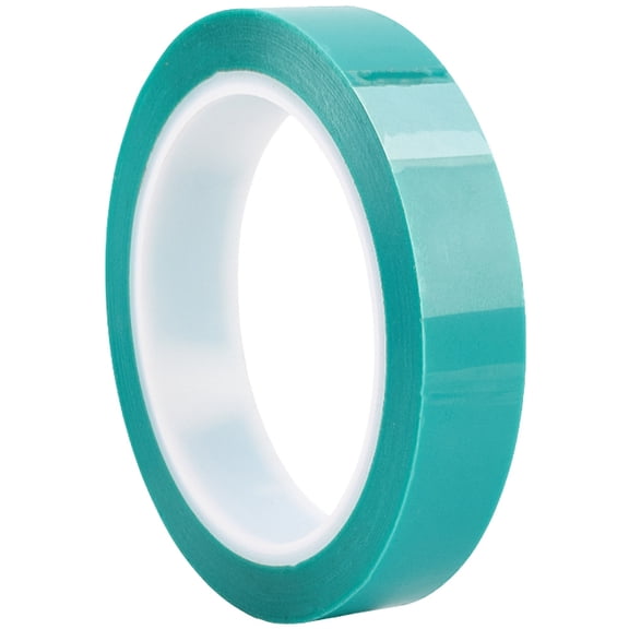 Blue Slick Tape 0.8 Inch X 164 Feet Transfer Tape Film Transparent Film Slide PET Adhesive Slippery Protection Label Tape