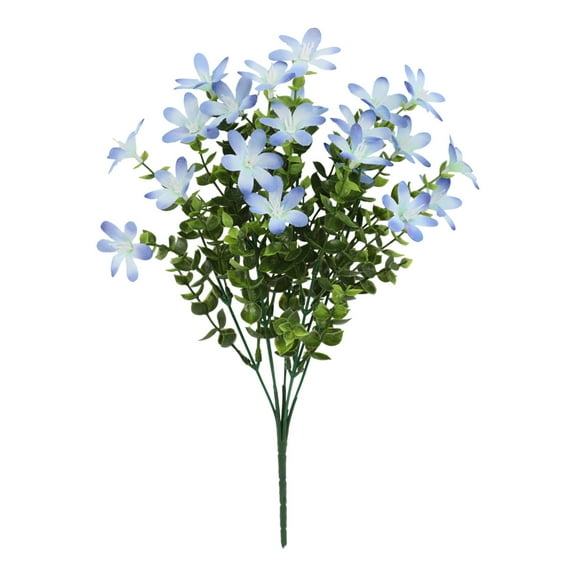 Blue Small Daisy Simulation Flower Artificial Bouquet Modern Simple Home Desktop Decorative Flowers Wedding Photography Props Blue