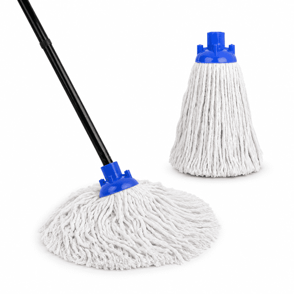 Blue Small String Wet Replacement Mop Head for Floor Cleaning