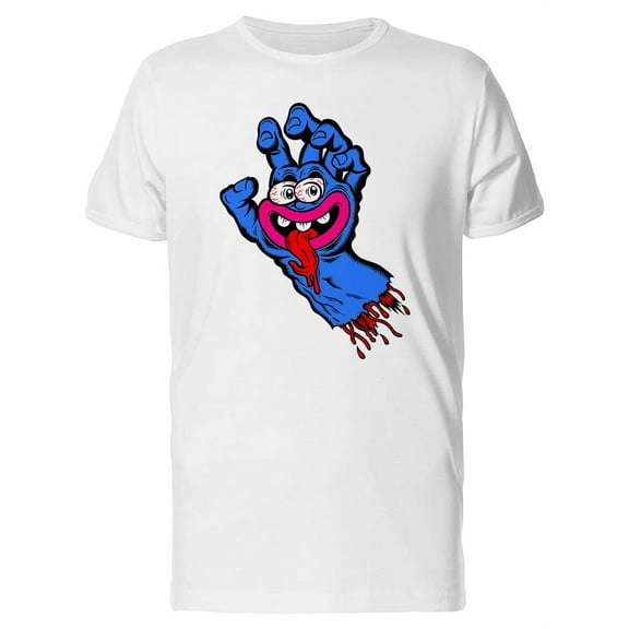 Blue Smiling Hand  Tee Men's -Image by Shutterstock