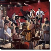Blue Smoke by Didier Lourenco Premium Gallery-Wrapped Canvas Giclee Art - Ready-to-Hang, 30 x 30 x 1.5 in.