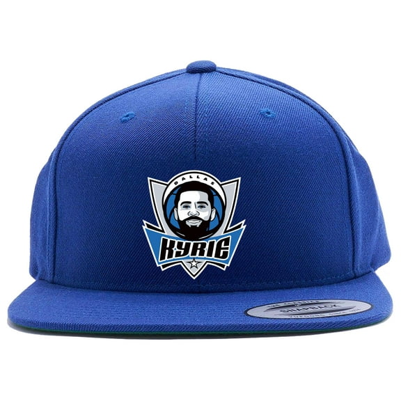 Blue Snapback Kyrie Irving Mavericks Mavs Logo Hat