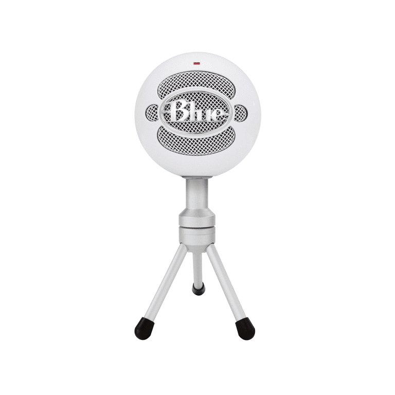 Blue Snowball iCE USB Microphone for PC, Mac, Gaming, Recording, Streaming,  Podcasting, with Cardioid Condenser Mic Capsule, Adjustable Desktop Stand