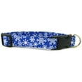 thumbnail image 1 of Blue Snowflakes Dog Collar - Size - Medium, 1 of 1