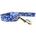 thumbnail image 1 of Blue Snowflakes Dog Leash - Size - Small, 1 of 1