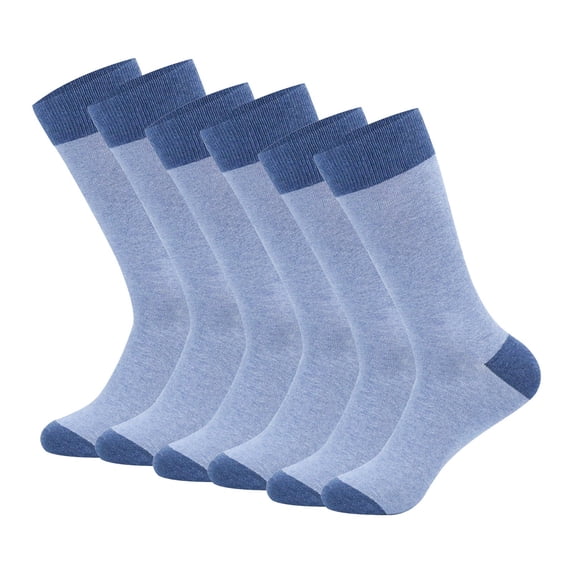 Blue Socks 3 Pairs Of Men's Casual Dri Tech Control Crew Socks Breathable Stockings