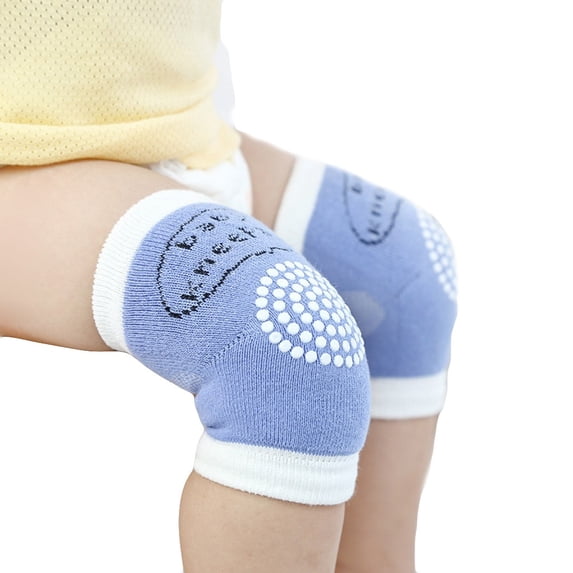 Blue Socks Baby Crawling Anti-Slip Knee Compression Sleeve Unisex Kneecap Coverage