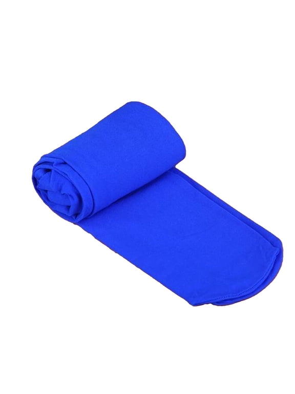 Blue Socks Candy Colors Opaque Footed Socks Tights Slim Pantyhose Women Stockings