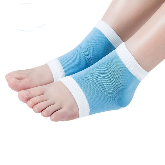 Blue Socks for Women Heel Socks for Dry Hard Skin Moisturising Open Toe Recovery Socks on Sale Clearance