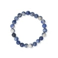 thumbnail image 1 of Blue Sodalite Stretch Bracelet 8mm Beads, 1 of 1