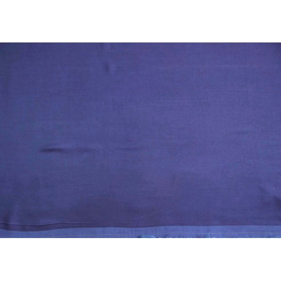 Blue Solid Pattern Poly Satin 45" Wide Material Sewing Fabric Craft By The Yard