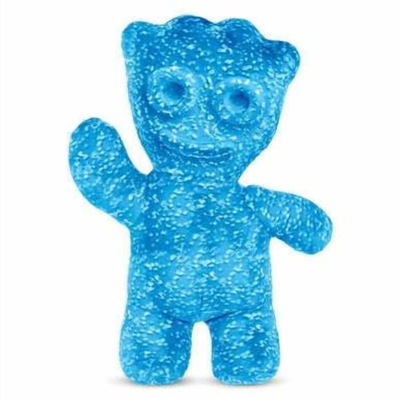 Blue Sour Patch Pillow