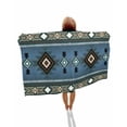thumbnail image 1 of Blue Southwest Beach Towels Oversized Super Absorbent, Farmhouse Boho Aztec Abstract Geometric Lightweight Bath Towel Quick Dry Sets For Bathroom/Pool/Rv Camping/Beach Play/Gym Room/Picnic 31"x62", 1 of 8