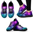 thumbnail image 1 of Blue Space Galaxy Fashion Women Lace up Flat Shoe Casual Mesh Sneaker for Ladies Comfort Lightweight Walk Footwear, 1 of 9
