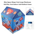 thumbnail image 1 of Blue Space Shape Tent Large Playhouse Kid Play Tent Indoor And Outdoor Game, 1 of 12