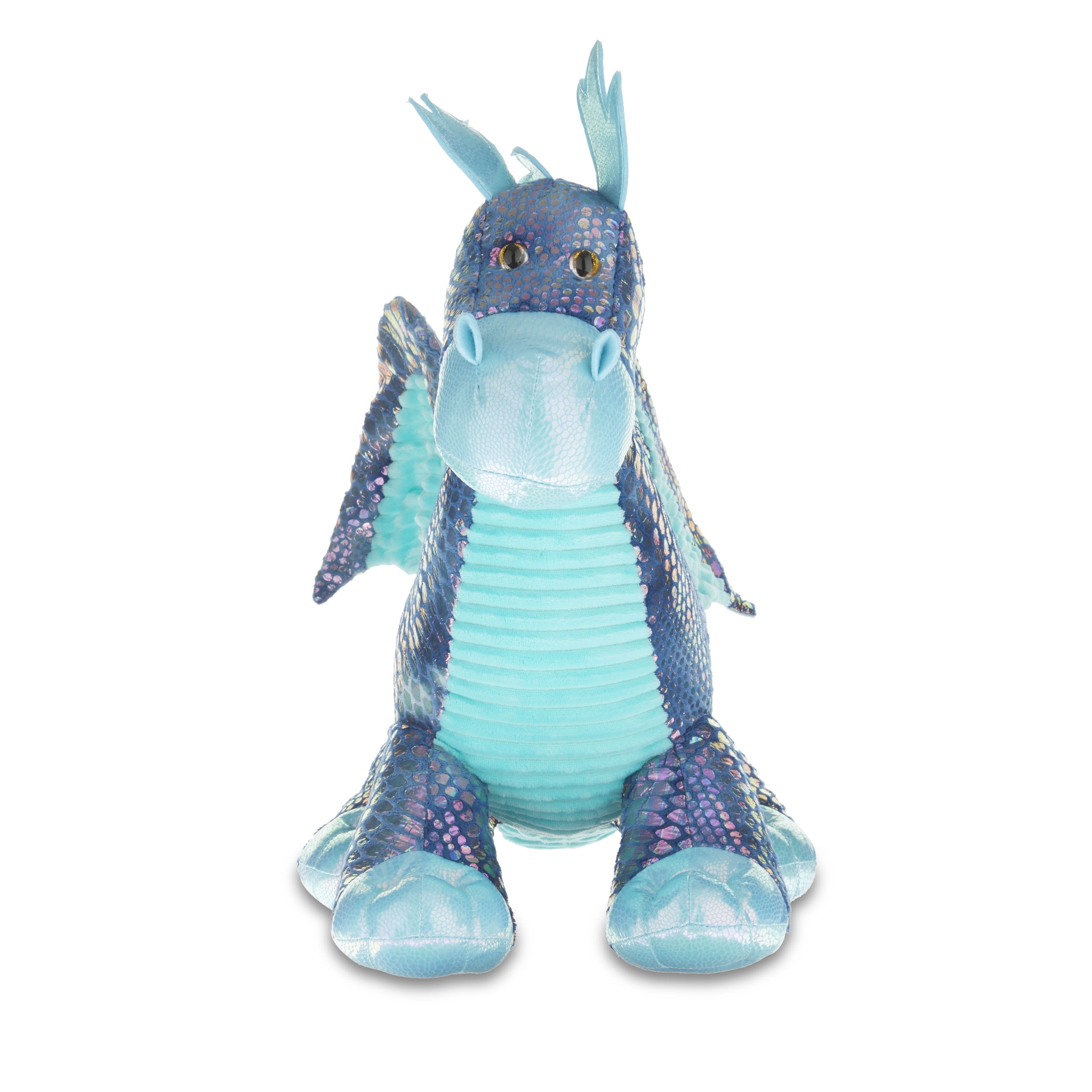 Blue Sparkling Dragon Child's Plush Toy, 16 Blue Sparkling Dragon Child's Plush Toy, 16