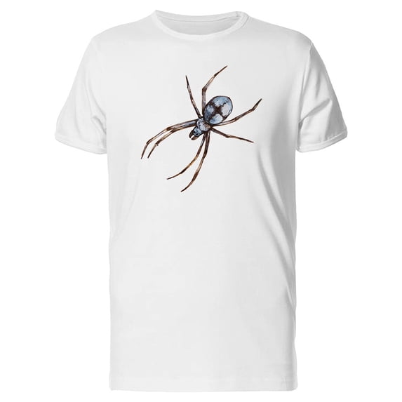 Blue Spider T-Shirt Men -Image by Shutterstock, Male 4X-Large