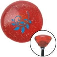 thumbnail image 1 of Blue Spiral Petals Orange Retro Metal Flake Shift Knob with M16 x 1.5 Insert Auto, 1 of 1
