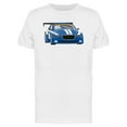 thumbnail image 1 of Blue Sport Car Graphic  T-Shirt Men -Image by Shutterstock, Male Small, 1 of 2