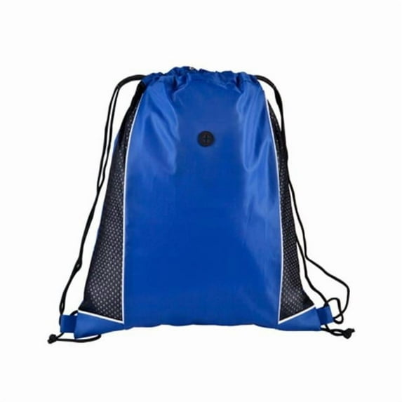Blue Sport Jersey Drawstring Backpack