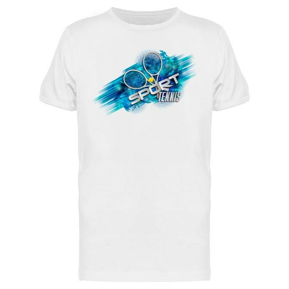Blue  Sport Tennis T-Shirt Men -Image by Shutterstock, Male Large