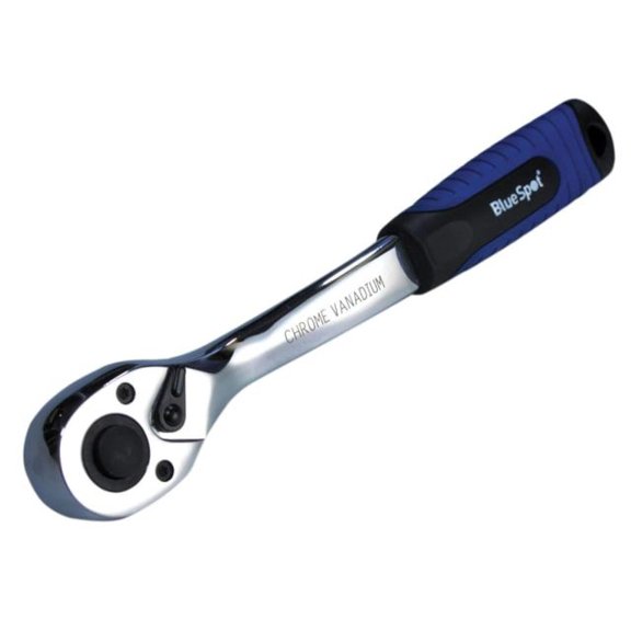 BlueSpot Tools - Soft Grip Ratchet 72 Teeth 1/4in Drive