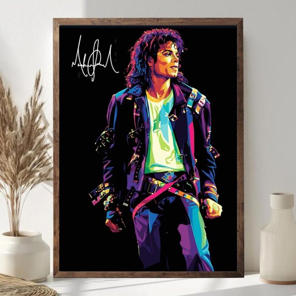 Blue Spotlight Concert Wall Art V1, Stretched Canvas