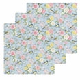 thumbnail image 1 of Blue Spring Floral Kitchen Dish Towels for Drying Dishes Set of 3, Elegant Farmhouse Flowers Birds Watercolor Waffle Weave Microfiber Hand Tea Bathroom Towels Quick Dry & Absorbent Towel 12x12, 1 of 7