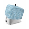 thumbnail image 1 of Blue Spring Floral Toaster Cover 2 Slice, Small Kitchen Appliance Covers, Farmhouse Flowers Elegant Pastoral Toaster Oven Cover with Loop, Bread Machine Cover Polyester Dust Cover Protection, 1 of 4