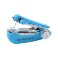 Blue Spring come Handheld Mini Sewing Machine, Portable Manual Pocket ...
