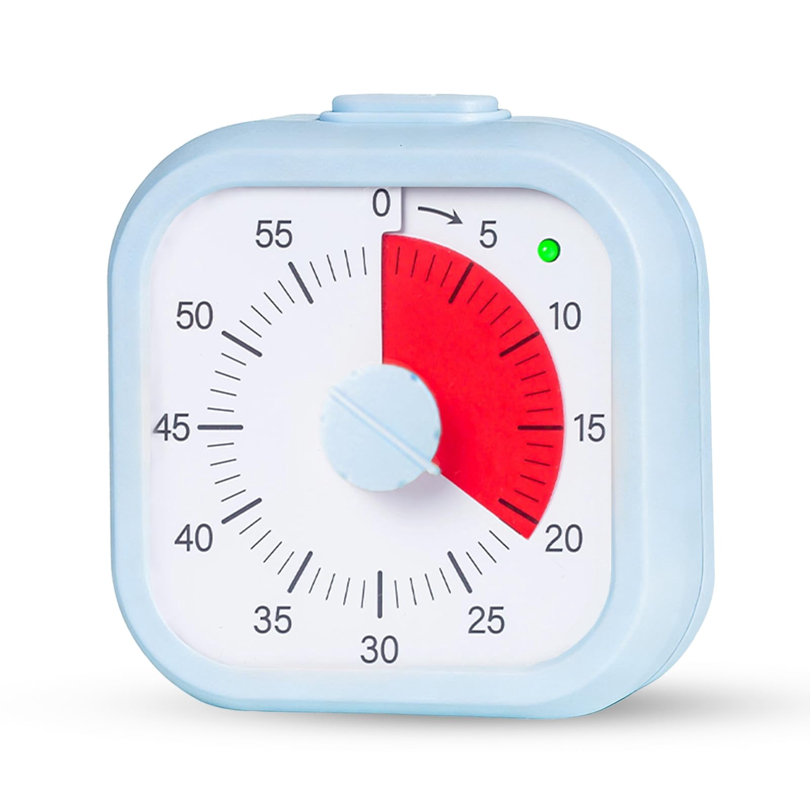 Blue Square 60 Minute Countdown Visual Timer for Classroom Study Office ...