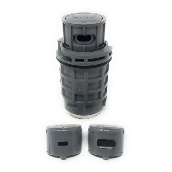 Blue Square Q360 Pop Up Head with Nozzles (Gray)