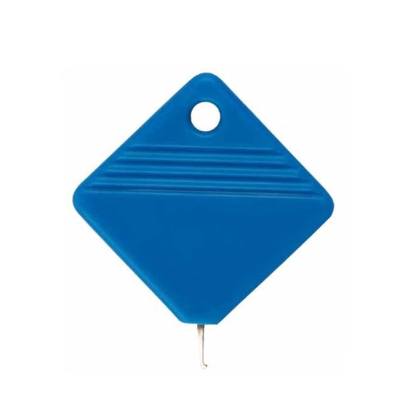 Blue Square Threading Tool, Electrical Cable Puller Wire Fishing Tape Device for Conduit Installation Wall Wiring