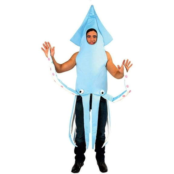 Blue Squid Adult Costume, One Size