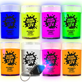 Go Ho Neon Face Paint,Glow in the Dark Body Paint 8 Colors UV